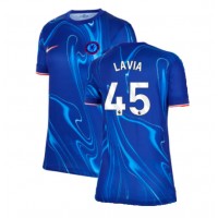 Maglia Calcio Chelsea Romeo Lavia #45 Prima Divisa Donna 2024-25 Manica Corta